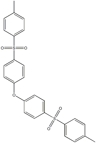 Benzene, 1,1'-oxybis[4-[(4-methylphenyl)sulfonyl]- Structure