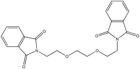 1H-Isoindole-1,3(2H)-dione,2,2'-[1,2-ethanediylbis(oxy-2,1-ethanediyl)]bis- (9CI) 구조식 이미지