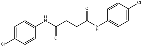 N,N'-bis(4-chlorophenyl)succinamide Structure