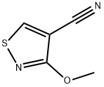 3-Methoxy-isothiazole-4-carbonitrile 구조식 이미지