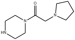 1-piperazin-1-yl-2-pyrrolidin-1-ylethanone Structure