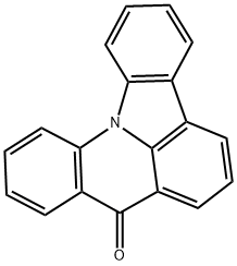 Indolo[3,2,1-de]acridin-8-one Structure