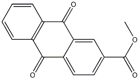 2-carbomethoxy-9,10-anthraquinone 구조식 이미지