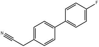 4-Cyanomethyl-4-fluorobiphenyl Structure