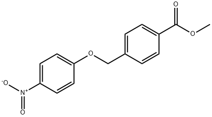 4-(4-Nitro-phenoxymethyl)-benzoic acid methyl ester Structure