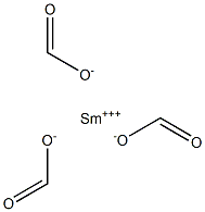 Formic acid, samarium(3+) salt Structure