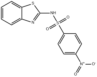 N-(benzo[d]thiazol-2-yl)-4-nitrobenzenesulfonamide Structure