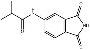 N-(1,3-dioxoisoindolin-5-yl)isobutyramide 구조식 이미지