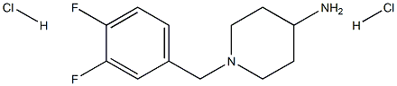 1-(3,4-Difluorobenzyl)piperidin-4-aminedihydrochloride 구조식 이미지