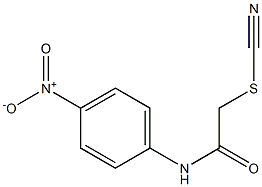 N-(4-Nitro-phenyl)-2-thiocyanato-acetamide 구조식 이미지