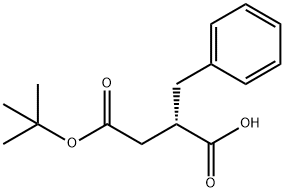 (S)-2-BENZYL-4-(TERT-BUTOXY)-4-OXOBUTANOIC ACID 구조식 이미지