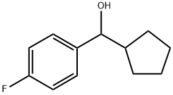 A-CYCLOPENTYL-4-FLUORO-BENZENEMETHANOL Structure