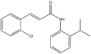 (E)-3-(2-chlorophenyl)-N-(2-propan-2-ylphenyl)prop-2-enamide Structure