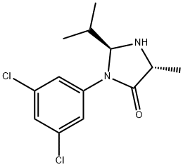 (2S,5R)-3-(3,5-dichlorophenyl)-2-isopropyl-5-methylimidazolidin-4-one Structure