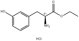 L-Phenylalanine, 3-hydroxy-, ethyl ester, hydrochloride 구조식 이미지