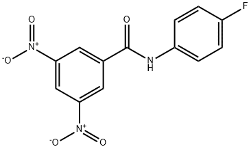 N-(4-Fluorophenyl)-3,5-dinitrobenzamide, 97% Structure