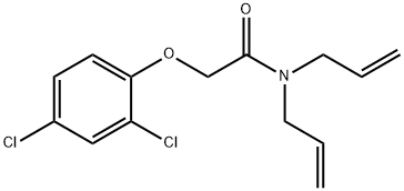 2-(2,4-dichlorophenoxy)-N,N-bis(prop-2-enyl)acetamide 구조식 이미지