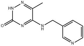 6-methyl-5-((pyridin-3-ylmethyl)amino)-1,2,4-triazin-3(2H)-one Structure