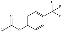 Carbonochloridic acid, 4-(trifluoromethyl)phenyl ester 구조식 이미지