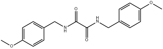 N,N'-bis(4-methoxybenzyl)ethanediamide Structure