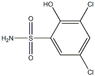 3,5-dichloro-2-hydroxy-benzenesulfonamide 구조식 이미지