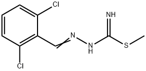 (E)-methyl 2-(2,6-dichlorobenzylidene)hydrazinecarbimidothioate Structure