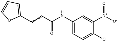 N-(4-chloro-3-nitrophenyl)-3-(2-furyl)acrylamide Structure