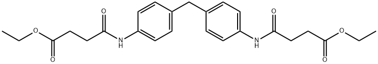 diethyl 4,4'-[methylenebis(4,1-phenyleneimino)]bis(4-oxobutanoate) 구조식 이미지