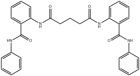 N,N'-bis[2-(anilinocarbonyl)phenyl]pentanediamide Structure