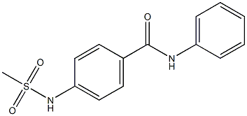 4-(methanesulfonamido)-N-phenylbenzamide Structure