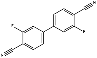 3,3'-difluoro-[1,1'-biphenyl]-4,4'-dicarbonitrile Structure