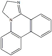 2,3-Dihydroimidazo(1,2-f)phenanthridine 구조식 이미지