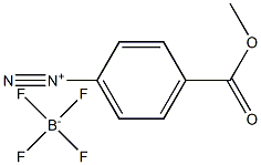 Benzenediazonium, 4-(methoxycarbonyl)-, tetrafluoroborate(1-) Structure