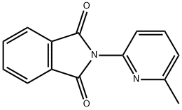 1H-Isoindole-1,3(2H)-dione, 2-(6-methyl-2-pyridinyl)- 구조식 이미지