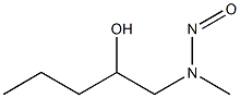 Methyl-2-hydroxypentylnitrosamine Structure