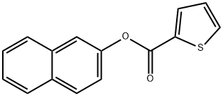 naphthalen-2-yl thiophene-2-carboxylate 구조식 이미지