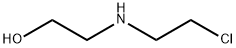 Ethanol, 2-[(2-chloroethyl)amino]- 구조식 이미지
