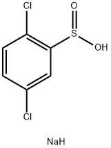 2,5-Dichlorobenzenesulfinic acid sodium salt Structure