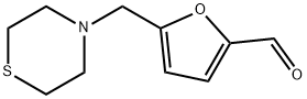 5-(thiomorpholin-4-ylmethyl)-2-furaldehyde 구조식 이미지