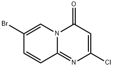 7-bromo-2-chloro-4H-pyrido[1,2-a]pyrimidin-4-one 구조식 이미지