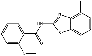 2-methoxy-N-(4-methylbenzo[d]thiazol-2-yl)benzamide Structure