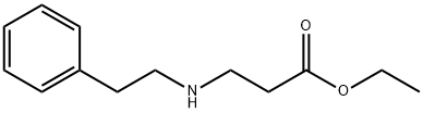 ethyl 3-[(2-phenylethyl)amino]propanoate 구조식 이미지