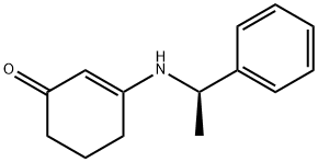 (R)-3-((1-phenylethyl)amino)cyclohex-2-enone Structure