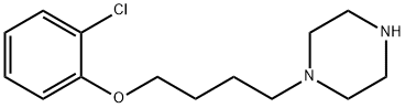 1-[4-(2-chlorophenoxy)butyl]piperazine 구조식 이미지