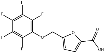 5-[(pentafluorophenoxy)methyl]-2-furoic acid Structure