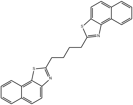 2-(4-(naphtho[1,2-d]thiazol-2-yl)butyl)naphtho[2,1-d]thiazole 구조식 이미지