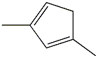 1,3-Cyclopentadiene, 1,3-dimethyl- 구조식 이미지