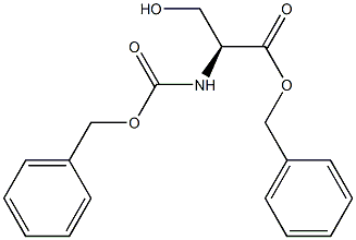 Serine, N-[(phenylmethoxy)carbonyl]-, phenylmethyl ester 구조식 이미지