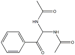 N-(1-acetamido-2-oxo-2-phenylethyl)acetamide Structure