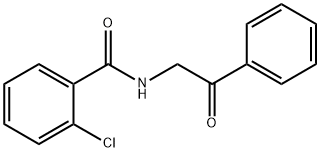 2-chloro-N-phenacylbenzamide 구조식 이미지